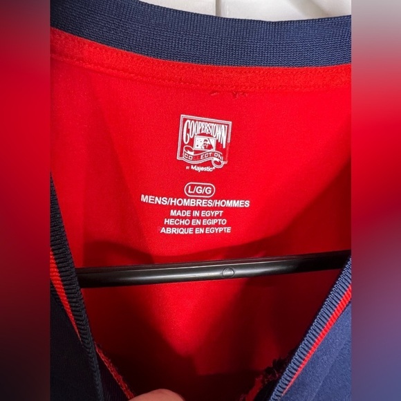 D18.16 Boston Red Sox Nike Cooperstown Collection Legend V-Neck Jersey Large - Picture 3 of 6